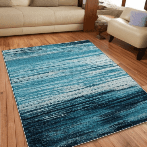 Blue Area Rug 8x10