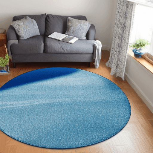 Instantly Transform Your Home With a Round Blue Area Rug