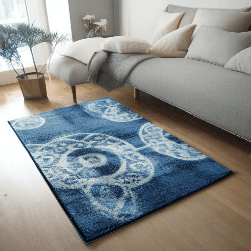 Blue area rugs 8x10