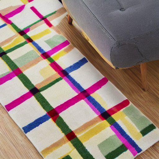 Checkered Runner Rug