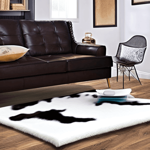 Faux Cowhide Rug