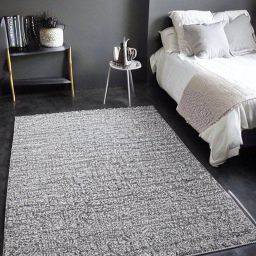 Grey Bedroom Rug