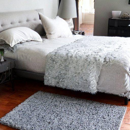 Grey Bedroom Rug