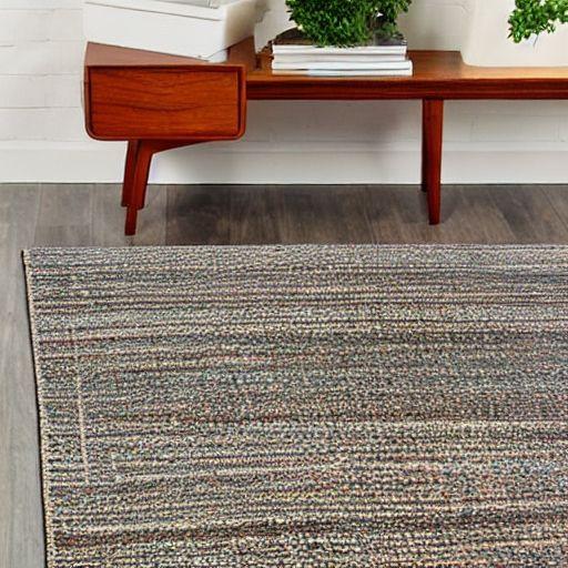 Mid century modern rug