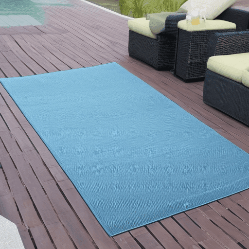 Plastic waterproof outdoor rug