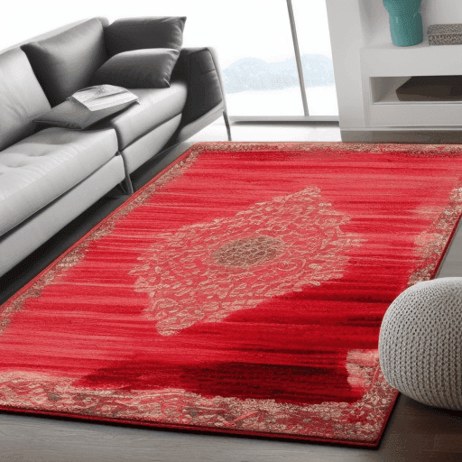 Red Area Rug 8x10