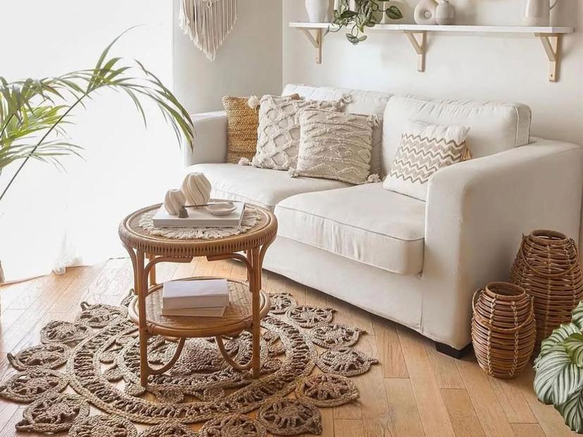 Idées de décoration avec un tapis rond pour votre salon