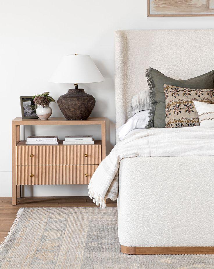 Rug under king sale bed