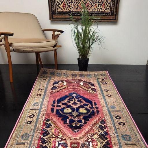 Vintage Oushak rug