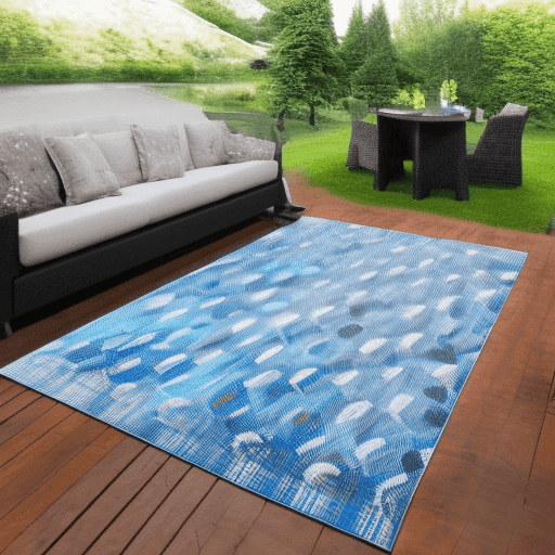 Waterproof outdoor rug