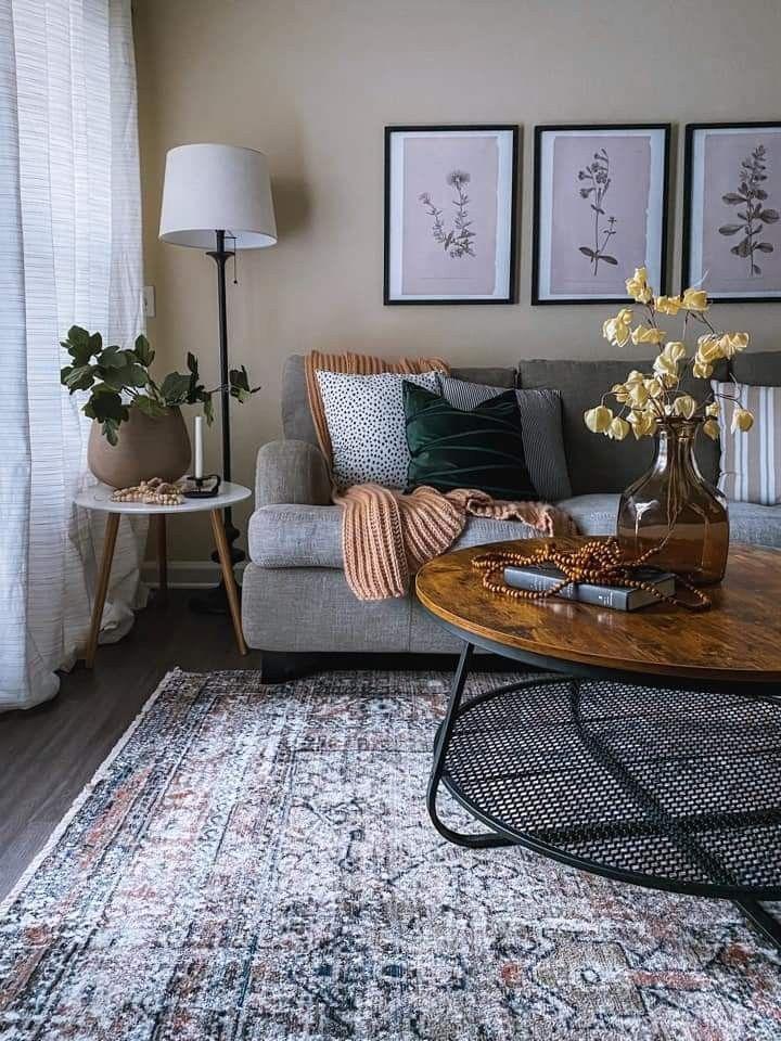 Grey sofa clearance grey rug