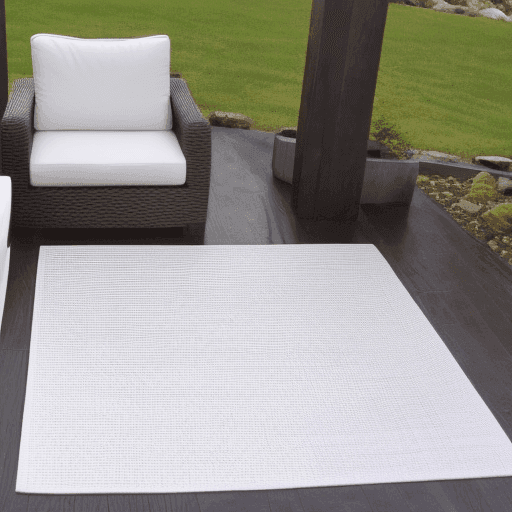 White Outdoor Area Rug