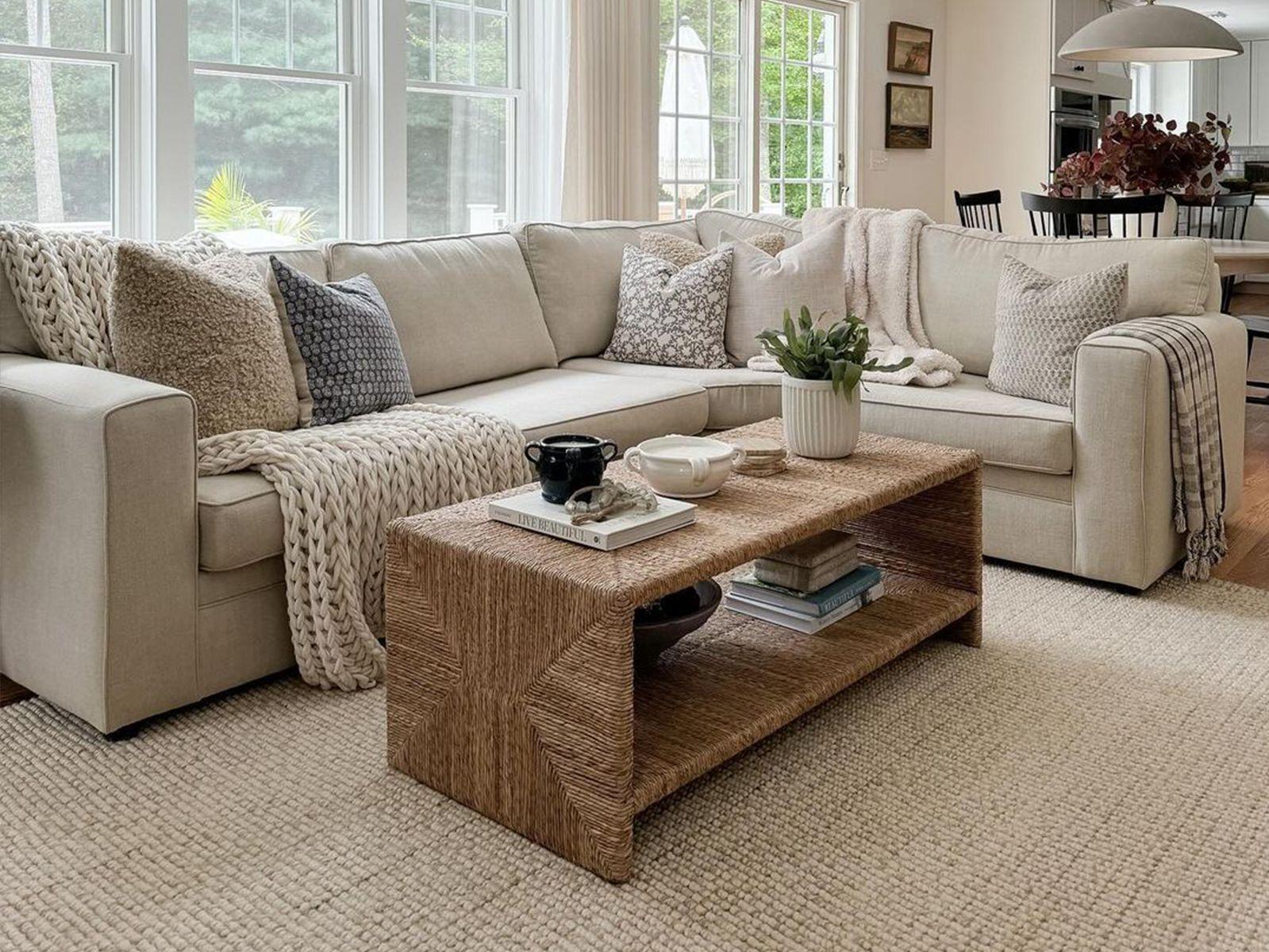 10 Rug Colors That Elevate Your White Sofa