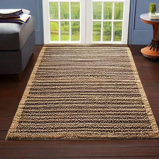 Woven area rugs