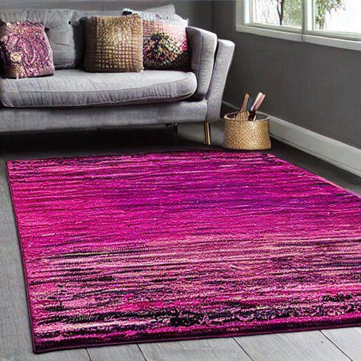 pink bohemian area rug