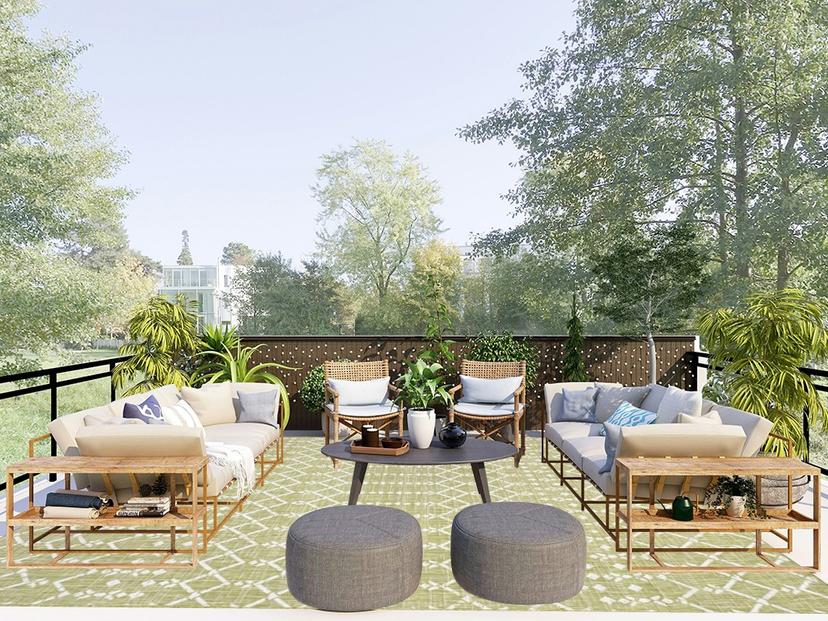 Outdoor Rug Ideas - Visualize These Rugs in Your Own Home
