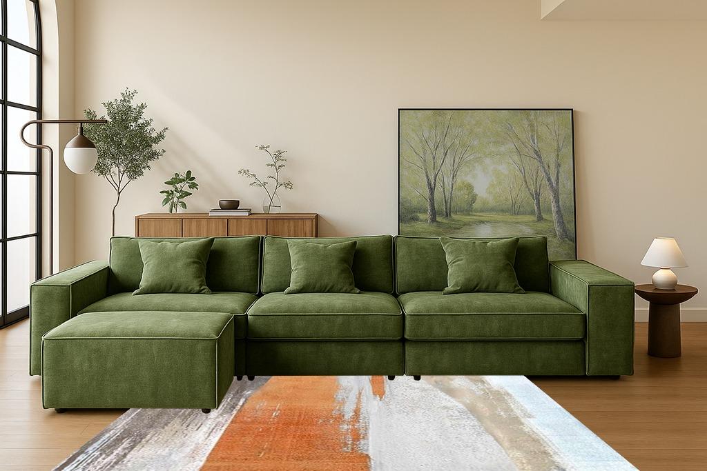 Orange rug living room ideas