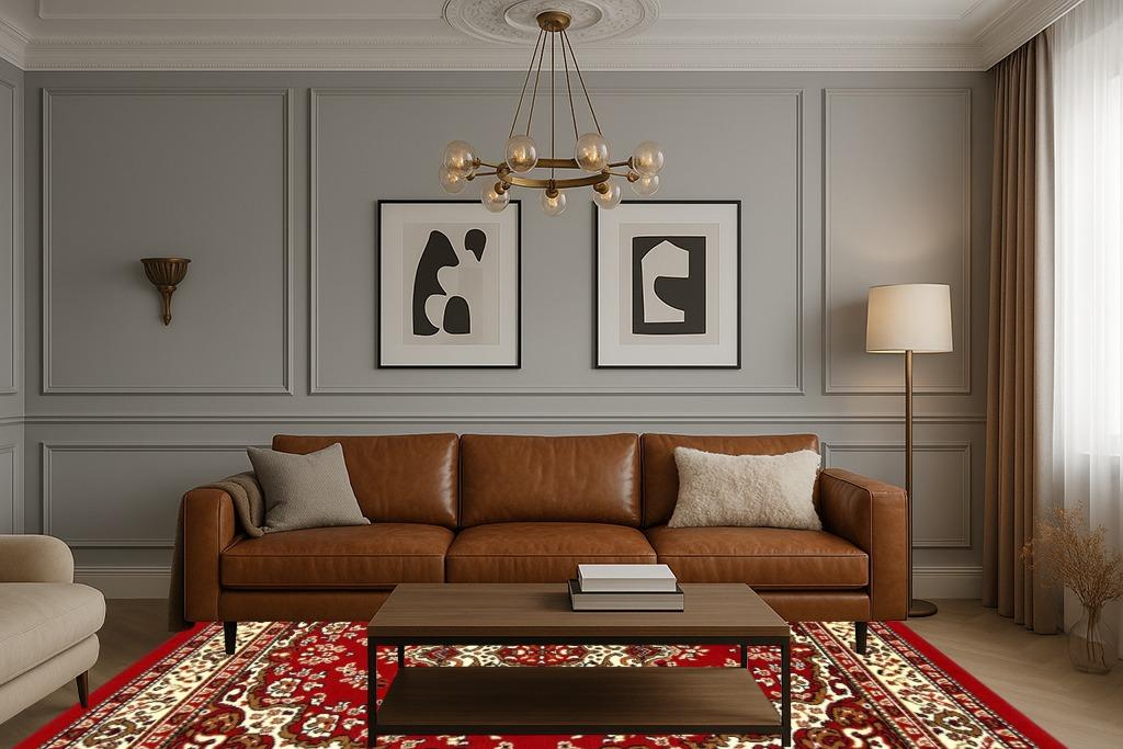 Oriental rug decorating ideas