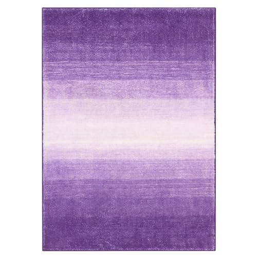 Wonnitar Modern Ombre Washable Rugs 5x7 for Bedroom, Non-Slip Purple Large Living Room Area Rug, Non-Shedding Abstract Low Pile Nursery Throw Mat Soft Floor Carpet for Bedside Dorm (Purple,5'x7')