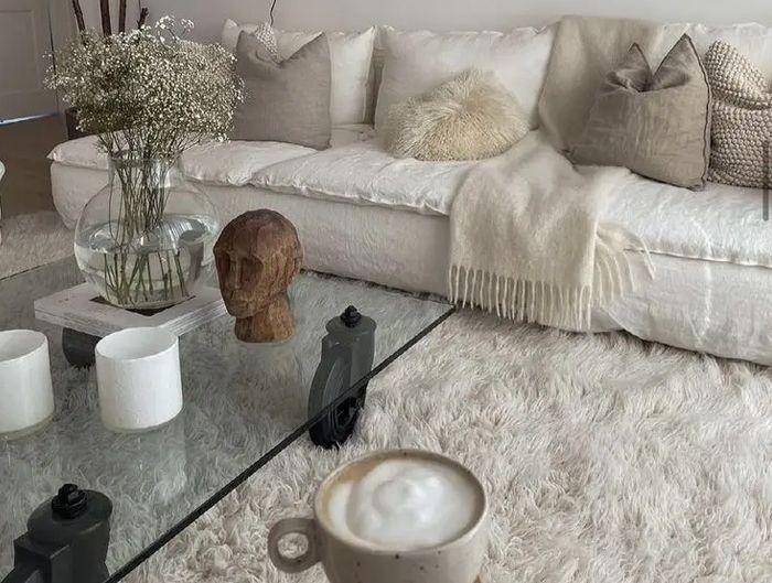 White Fluffy Rugs In Your Room
